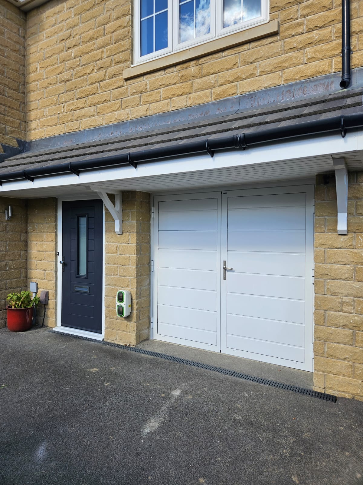 Roller garage door installation West Yorkshire