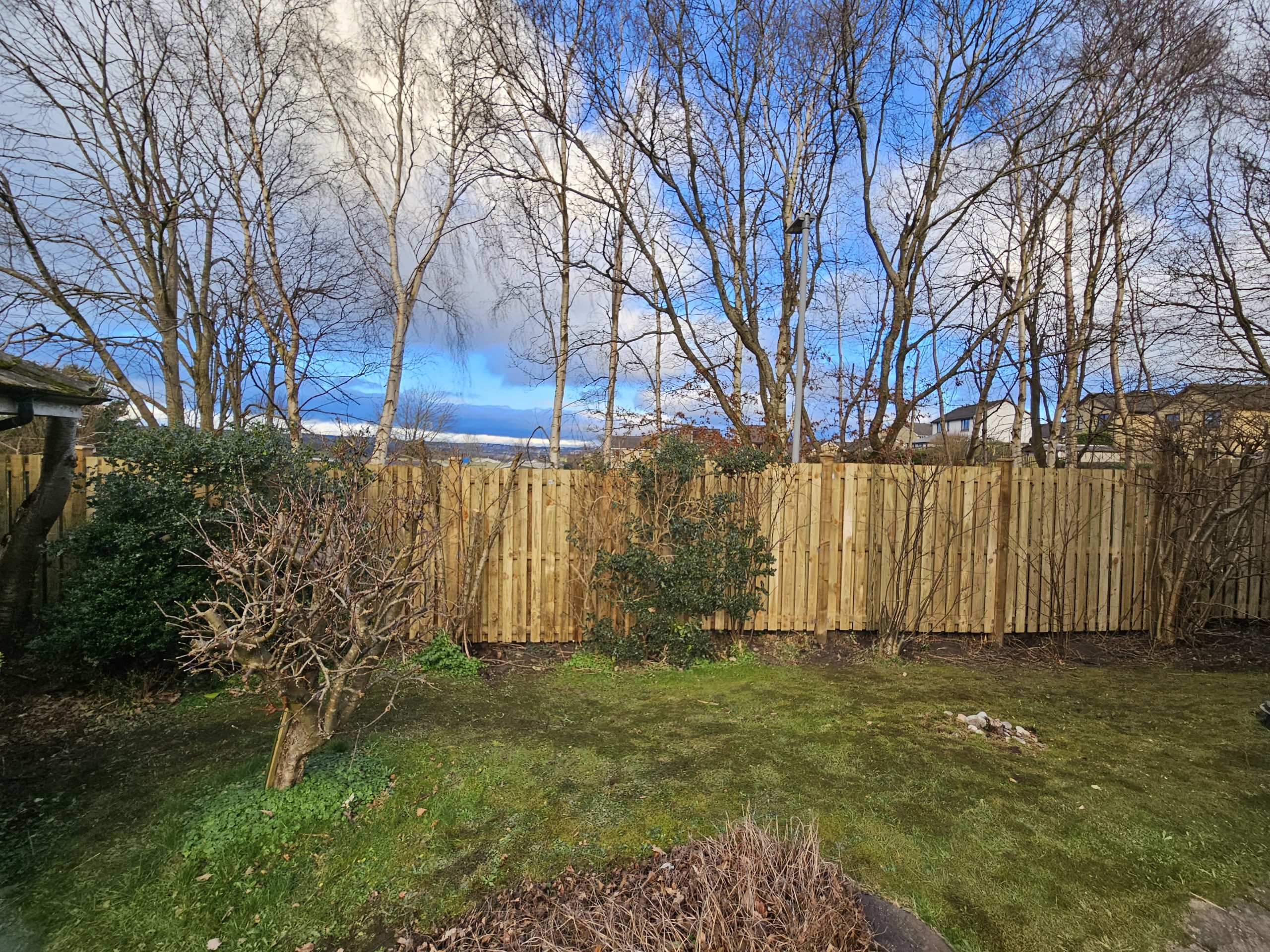Timber fencing installed in West Yorkshire by Elite Entrances